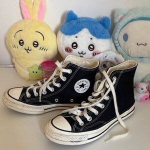 Converse Black and White High-Top Sneakers for Kids